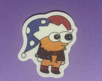 Spark Glitter Mini Sticker Spark the Electric Jester - SPARKING FRIENDS, 1.5 in tall