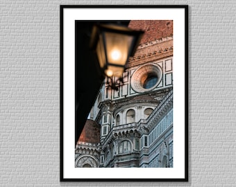 Florence Dome Italy Photography INSTANT DOWNLOAD, Print, Cathedral Architecture Color Photo, Canvas Wall Art, Duomo Firenze
