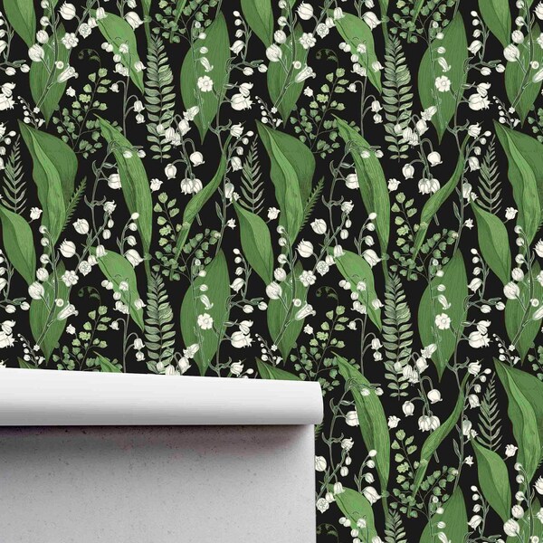Lily Wallpaper - Etsy