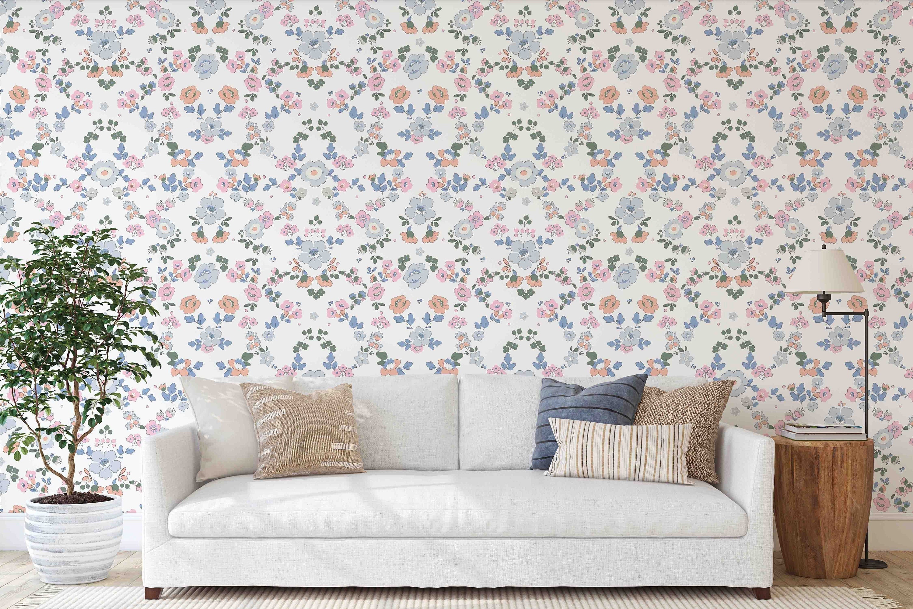 Home Décor Wallpaper Prepasted Paper Nursery Wallcovering Self