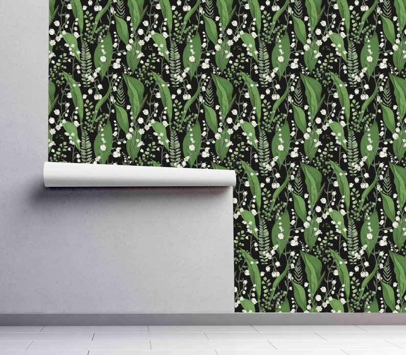 Lily of the Valley Pattern Wallpaper Self Adhesive - Etsy