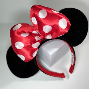 Minnie Mouse Classic Ears - Red Polka Dot