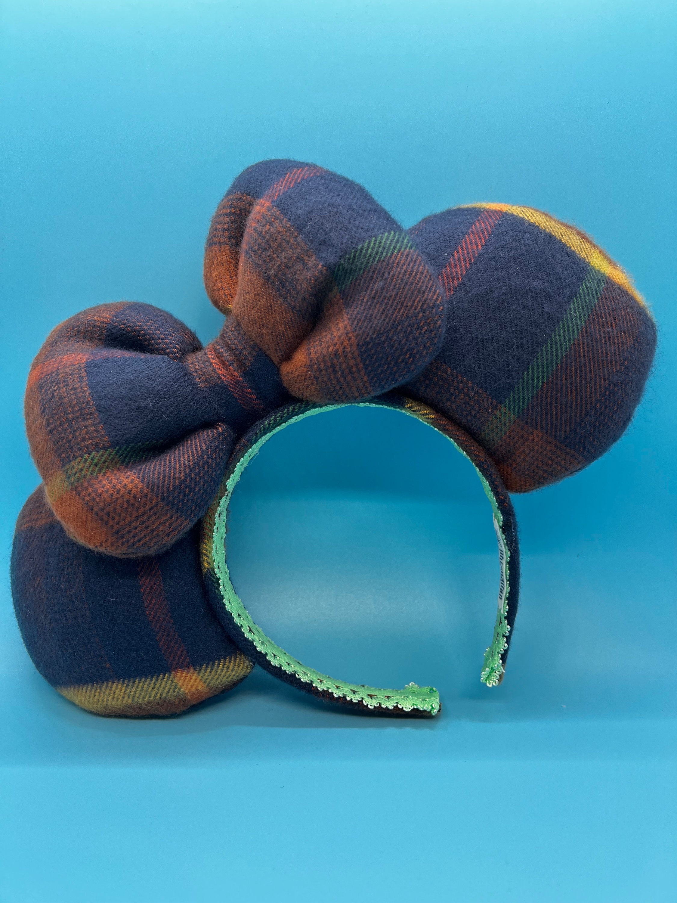 Minnie Mouse Plaid Ears - Navy