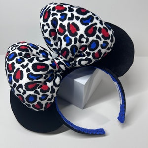 Minnie Mouse Holiday Ears - Leopard Print