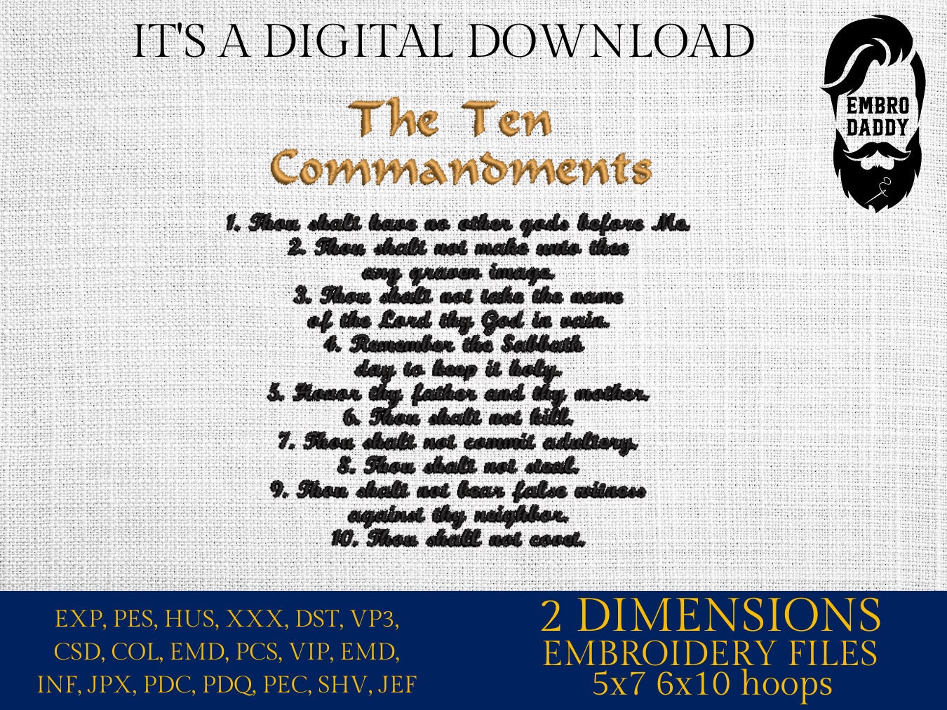 Ten Duel Commandments Lyrics It's The 10 Duel Commandments