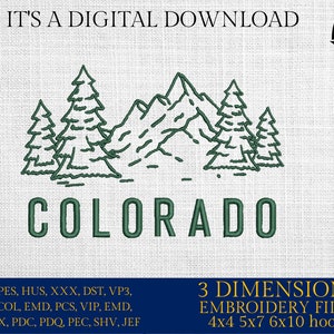 Machine Embroidery files, Colorado, DST, PES, xxx hus & more,