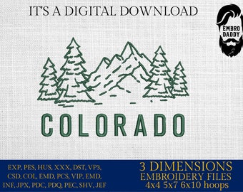 Machine Embroidery files, Colorado, DST, PES, xxx hus & more,