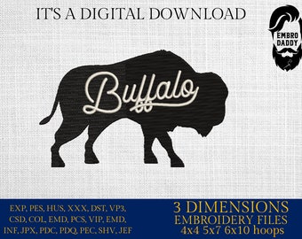 Machine Embroidery files, buffalo, football, PES, dst, xxx, hus & more