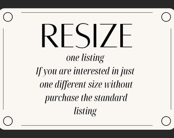 Resize Your Design