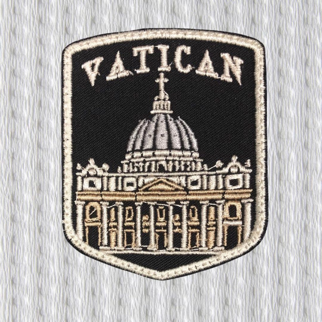 Oddity Patch Rome Vatican Patch – St Peter’s Basilica Embroidered Patch – Rome Vatican ...