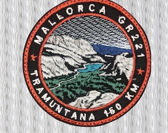 GR221 Mallorca Patch – Serra de Tramuntana Hiking Trail – Spain Trekking Badge – 150 km Ruta de Pedra en Sec