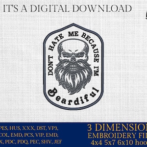 Archivos de bordado a máquina, no me odien porque soy hermosa, DST PES, xxx hus y más