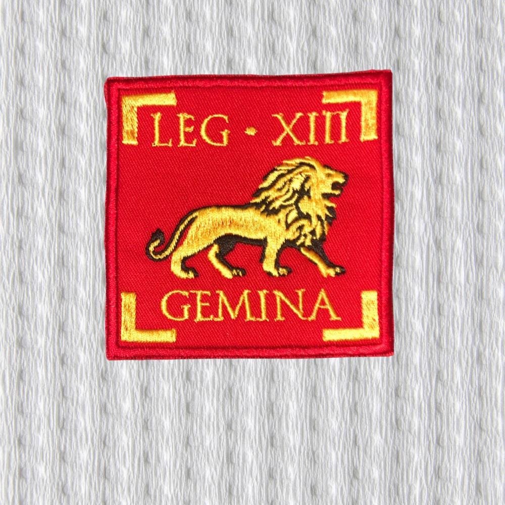 Roman Patch Roman Legion XIII Gemina Embroidered Patch – Ancient Roman Lion ...