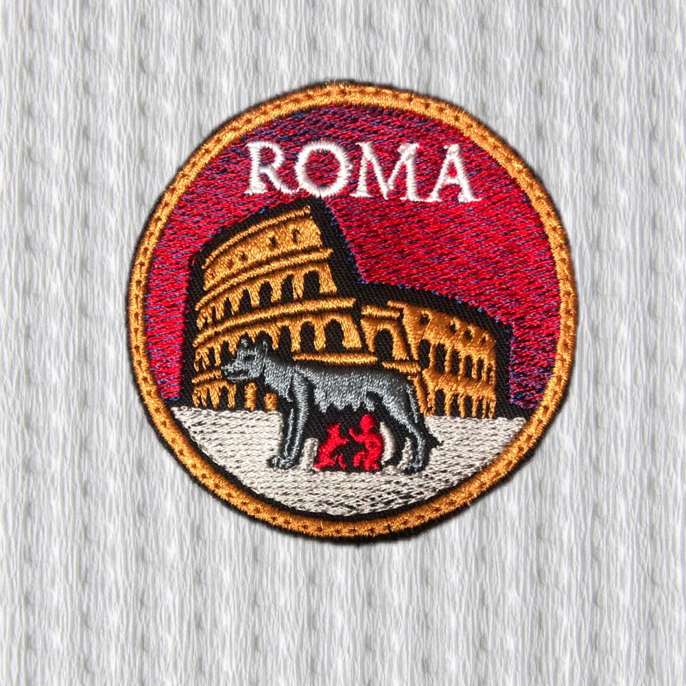 Toppa Termoadesiva Sinti & Roma Bandiera 9x6 Cm – Patch Stoffa Da Stirare O Cucire