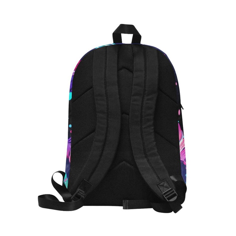 Gift Bag BackPack Book Bag Colorful Feathers Unisex Backpack Bookbag,Multi colored,Bright,Psyched