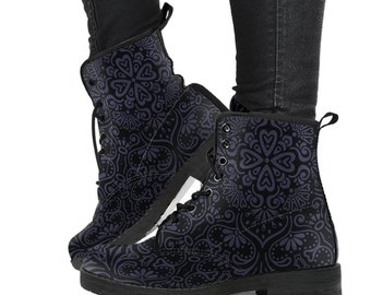 goth rain boots