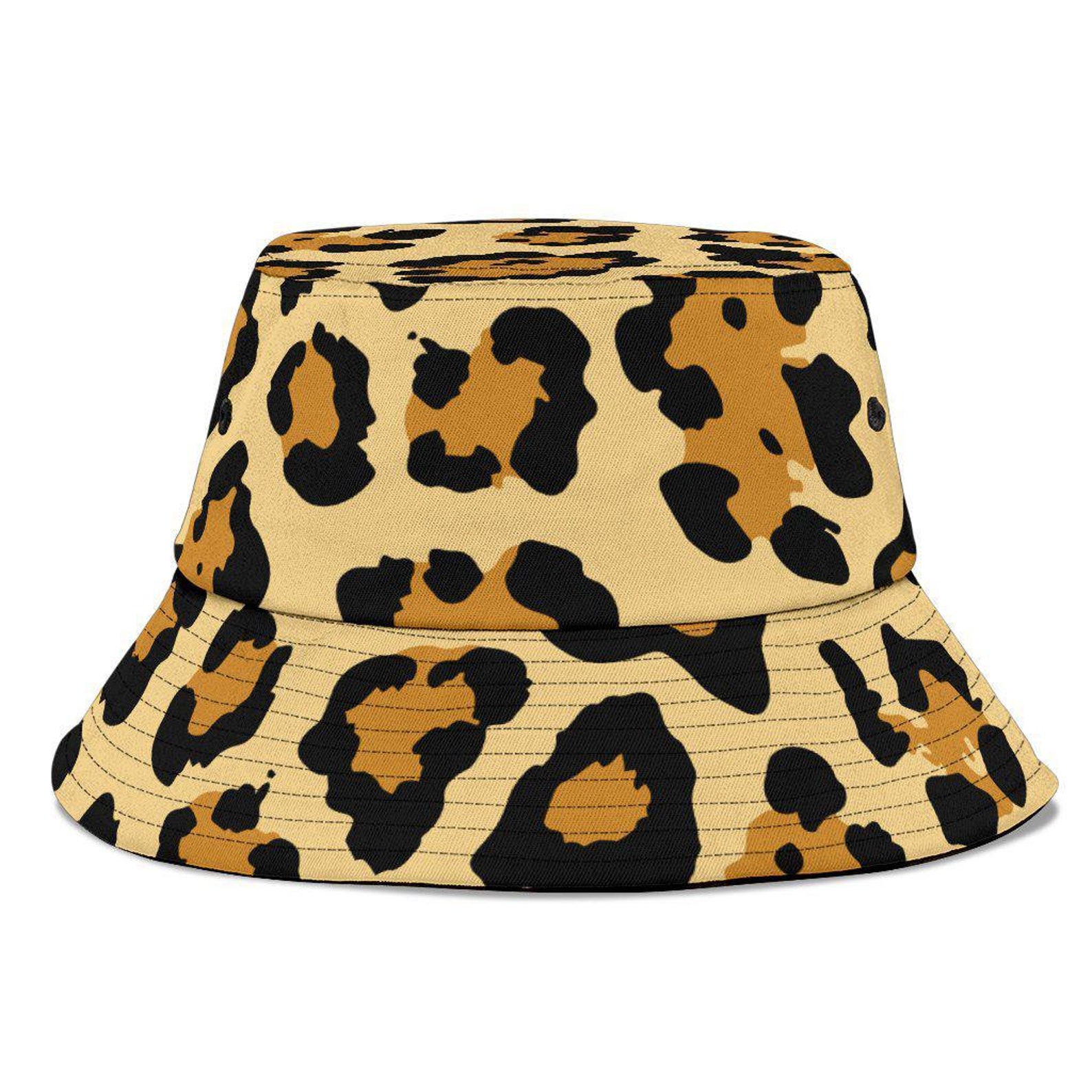 Animal Print Cheetah Womens Bucket Hat GiftsCapBaseball Etsy