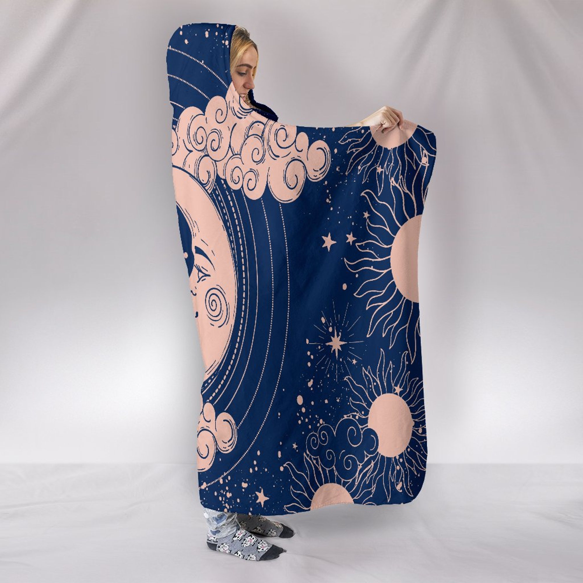 Crescent Moon, Hooded Blanket