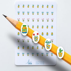 Sticker Blumen gießen, düngen