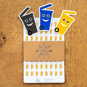 Geschenk Set, Bundle: Mülleimer, Mülltonne, Abfall.