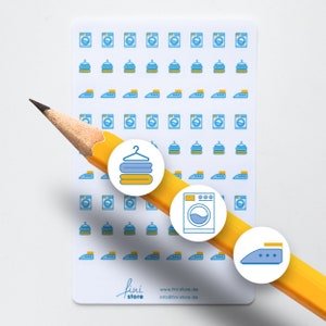 Sticker Haushalt "Wäsche waschen"