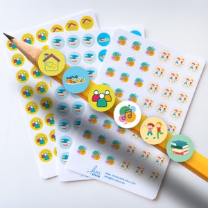 Sticker für Kinder, zum planen Tagesplan/Wochenplan/Routineplan