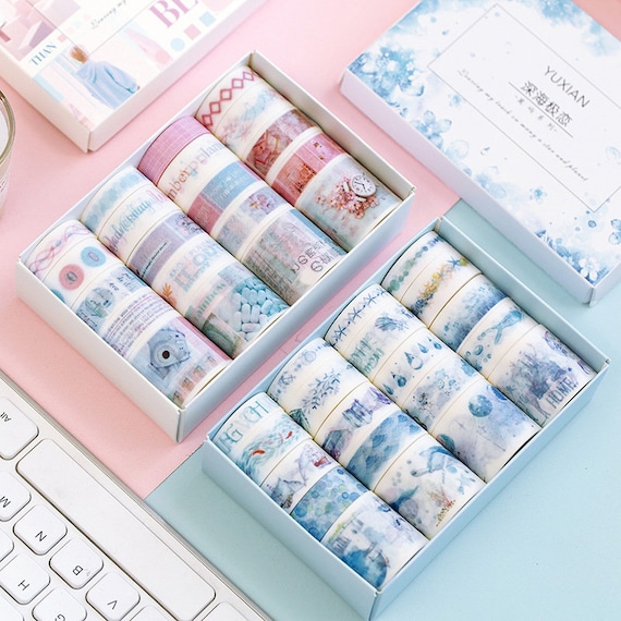 20 Rolls/set,girlish Washi Tapes,floral Washi Tapes,flower Washi  Tape,marine Creature ,butterfly Washi Tape,gift Box Packing CH-TP-013 