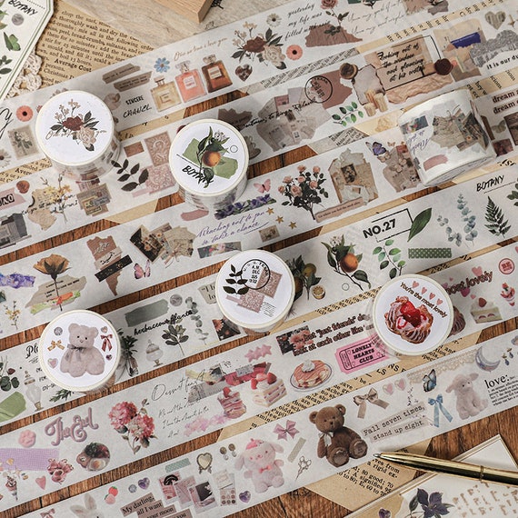 Ins Simple Cartoon Comic Washi Tape Scrapbooking DIY Decor Journal