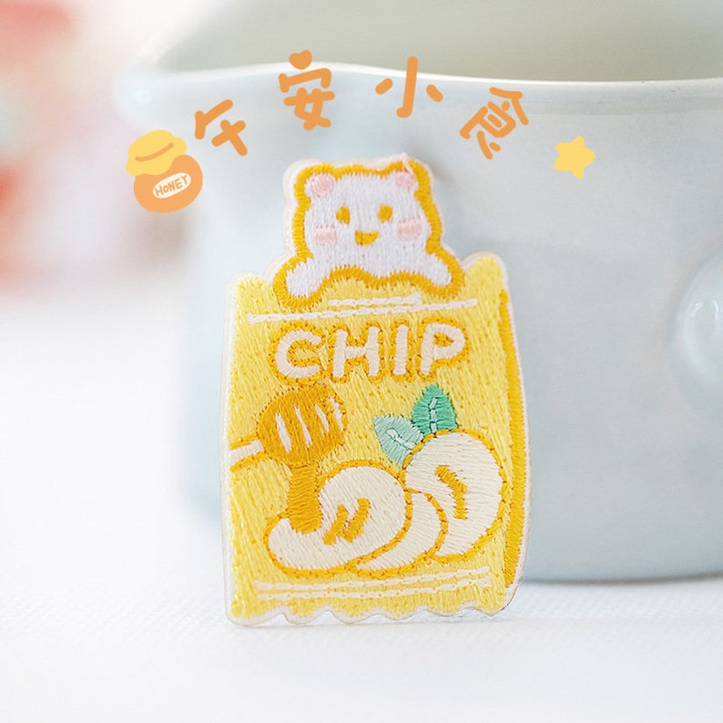 Embroidery Sticker Embroidery Cloth Stickercartoonish Etsy