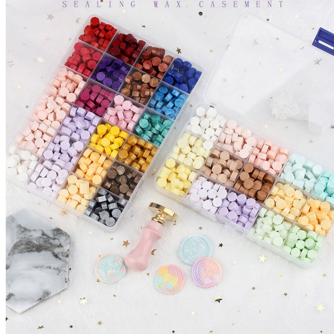 Sealing Wax Beads for Choose,150 Pcs in Bottle Wax Seal Beads,fine