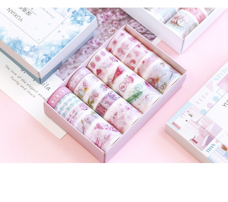 20 Rolls/set,girlish Washi Tapes,floral Washi Tapes,flower Washi