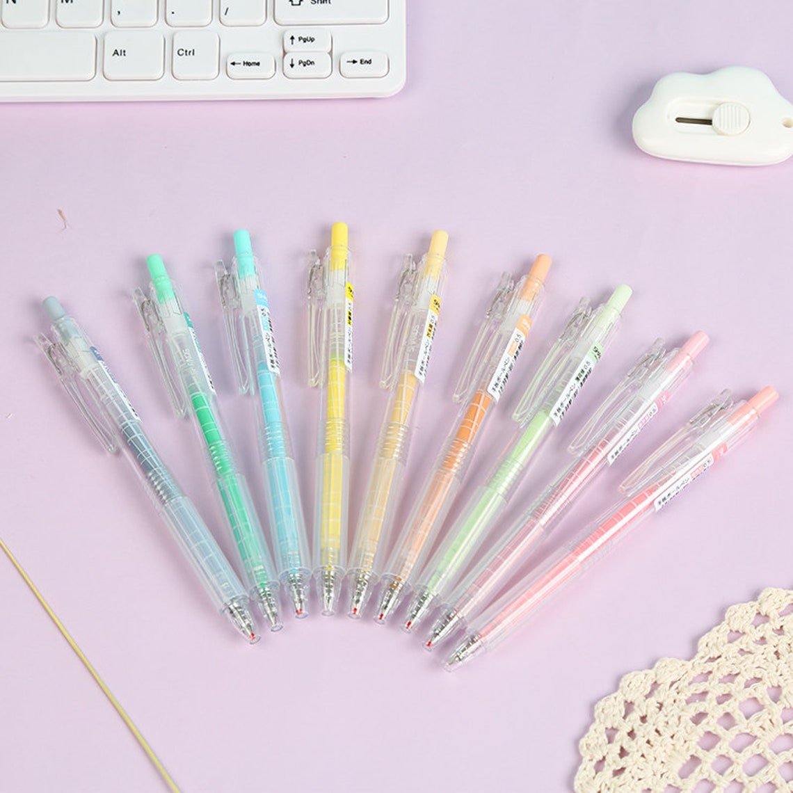 9 colors/setstylish simple color gel ink pen setMorandi Etsy