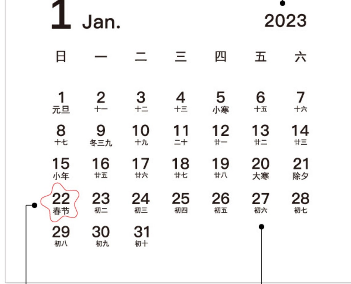 2023 Mini Desk Calendar 2023 Planner Calendar tabletop Etsy