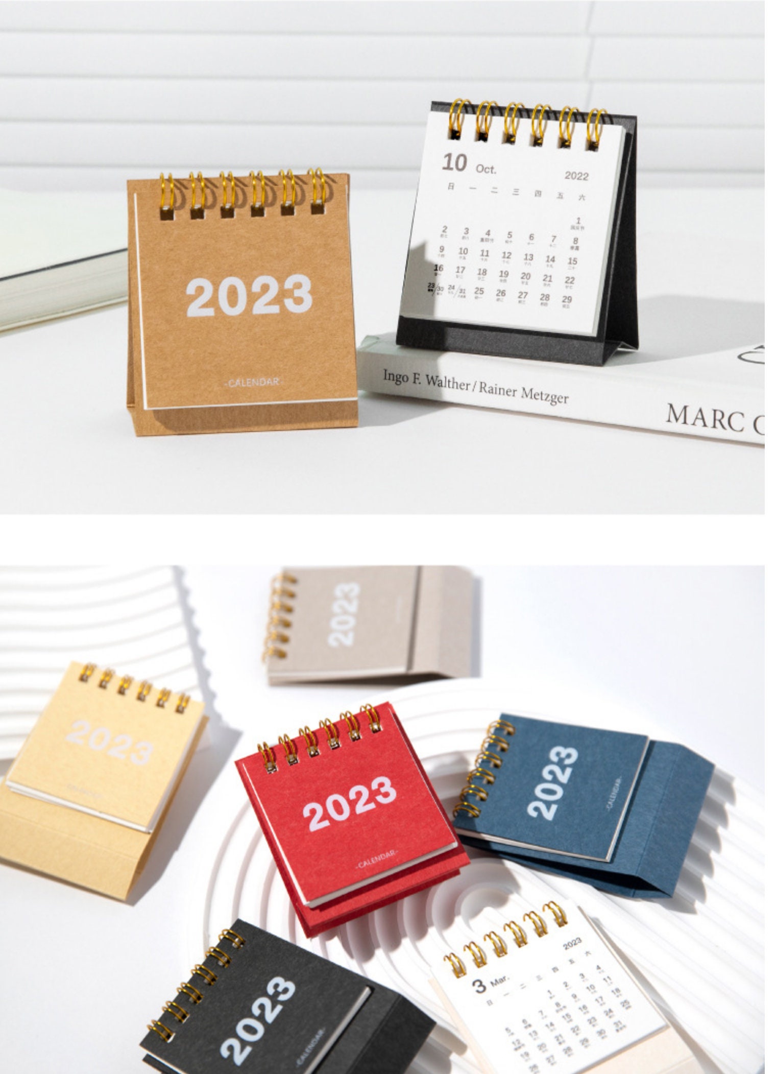 2023 Mini Desk Calendar 2023 Planner Calendar tabletop Etsy UK