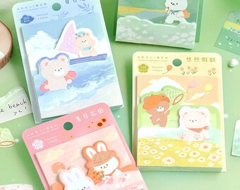 Fat little animal weekly plan Sticky Notes Post Memo Pad  stationery Chic 