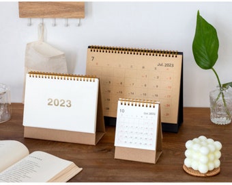 2023 Twilight desk calendar,in English and Chinese combined,simple style desk calendar,retro desk calendar,planner desk calendar-CH-ST-561