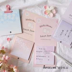 Pastel Color Sticky Tabs, Index Tabs, Memo Pad, Pastel Stationery