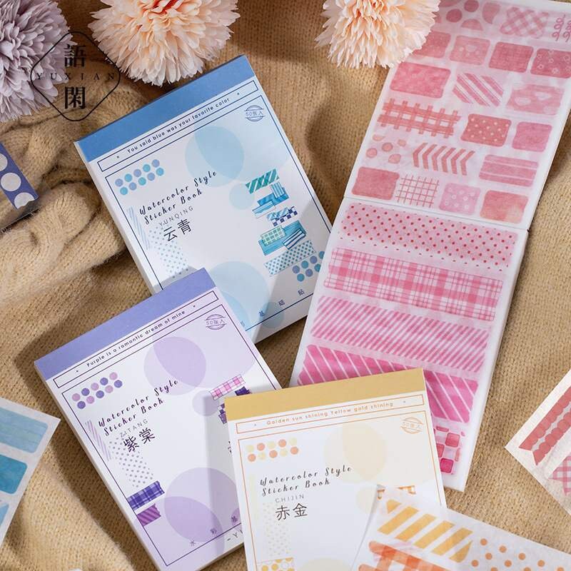 50 Pcstime Prints Stickerwashi Paperclipart Kitdaily Etsy