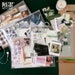 Journaling Set of 64 items,journaling kit,planner supplies,journals gift set,bullet journaling kit,scrapbooking kit-CH-TP-113 