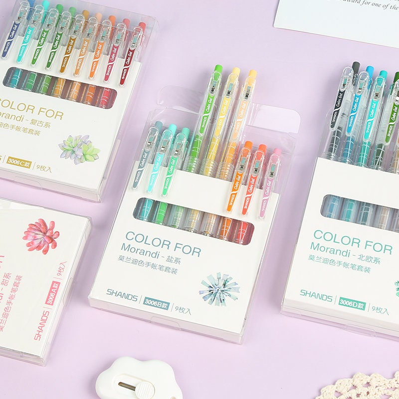 Cute Kawaii Gel Pen, Color Ink Pen, Color Marker, Colored Pencil