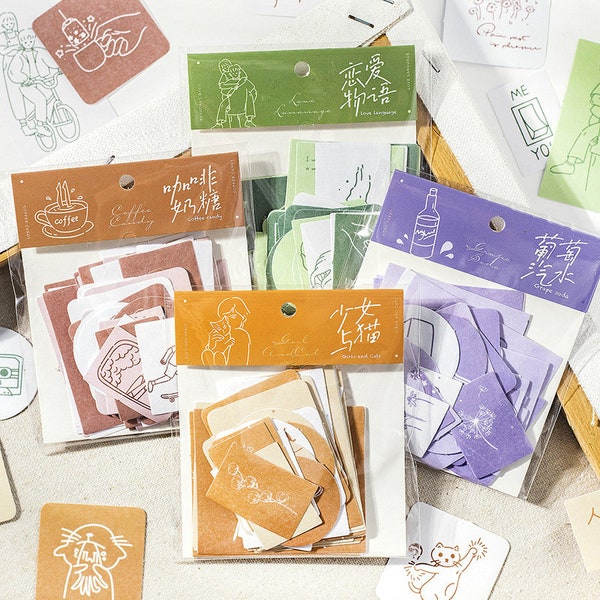 Modern Art Sticker Etsy