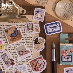 Vintage Alphabet Stamp Set / Wood Rubber Stamp /Clay Stamp /Box uppercase  handwritten Alphabet stamps box/