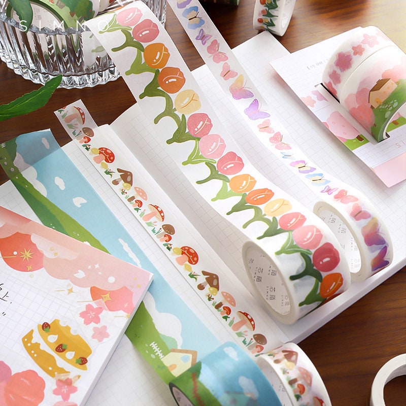 150+ Washi tapes for journaling and scrapbooking – BluebellHillCrafts