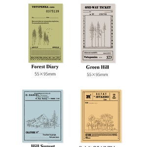 Set of 50adventure Deco Paper Notevintageromantic - Etsy