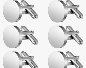 High Quality Cufflinks, Stainless Steel Cufflinks, Groomsmen Gift, Elegant Cufflinks, Wedding Cufflinks, Stylish Cufflinks