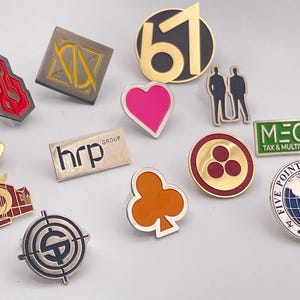Custom Lapel Pin, Corporate Logo Lapel Pin, Groomsmen Lapel Pin, Initial Pin,Top-Quality Lapel Pin, Hat Pin, Jewelry Pin, Logo Pin