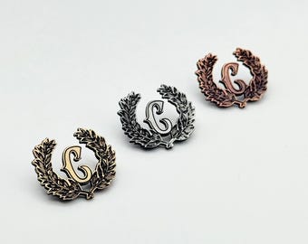 Custom Lapel Pin, Corporate Logo Lapel Pin, Antique Brass Lapel pin, Antique copper Lapel Pin, Antique Silver Lapel pin