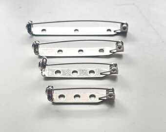 Safety Pin for Craft | Safety Pin Back | Clasp Bar Pins for Brooches | Name Tags | Arm Badges