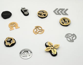 Custom Magnetic Lapel Pin, Corporate Metal Logo Pin with Strong Magnetic Backing