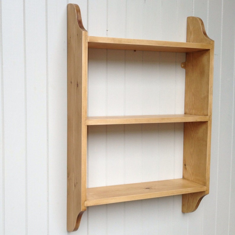 Three Tier Wall Shelf for Books and Storage/display Cottage Etsy UK